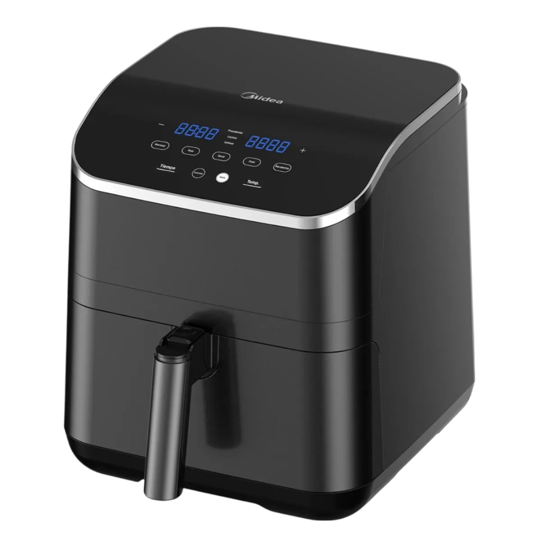 FREIDORA SIN ACEITE MIDEA DIGITAL NEGRA 5.5 LTS