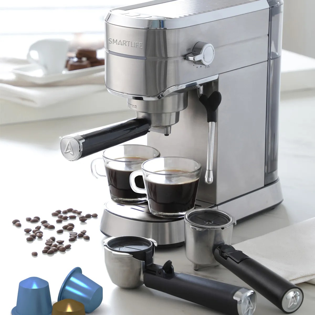 SMARTLIFE CAFETERA EXPRESO 3 EN 1 SL-EC5418NDG - Imagen 12
