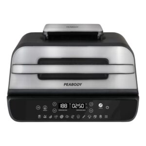 FREIDORA DE AIRE PEABODY Pe-afg03n 7LTS NEGRA 1.8kw COLOR NEGRO