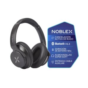NOBLEX AURICULAR HP-550ANC VINCHA CON CANCELACIÓN DE RUIDO