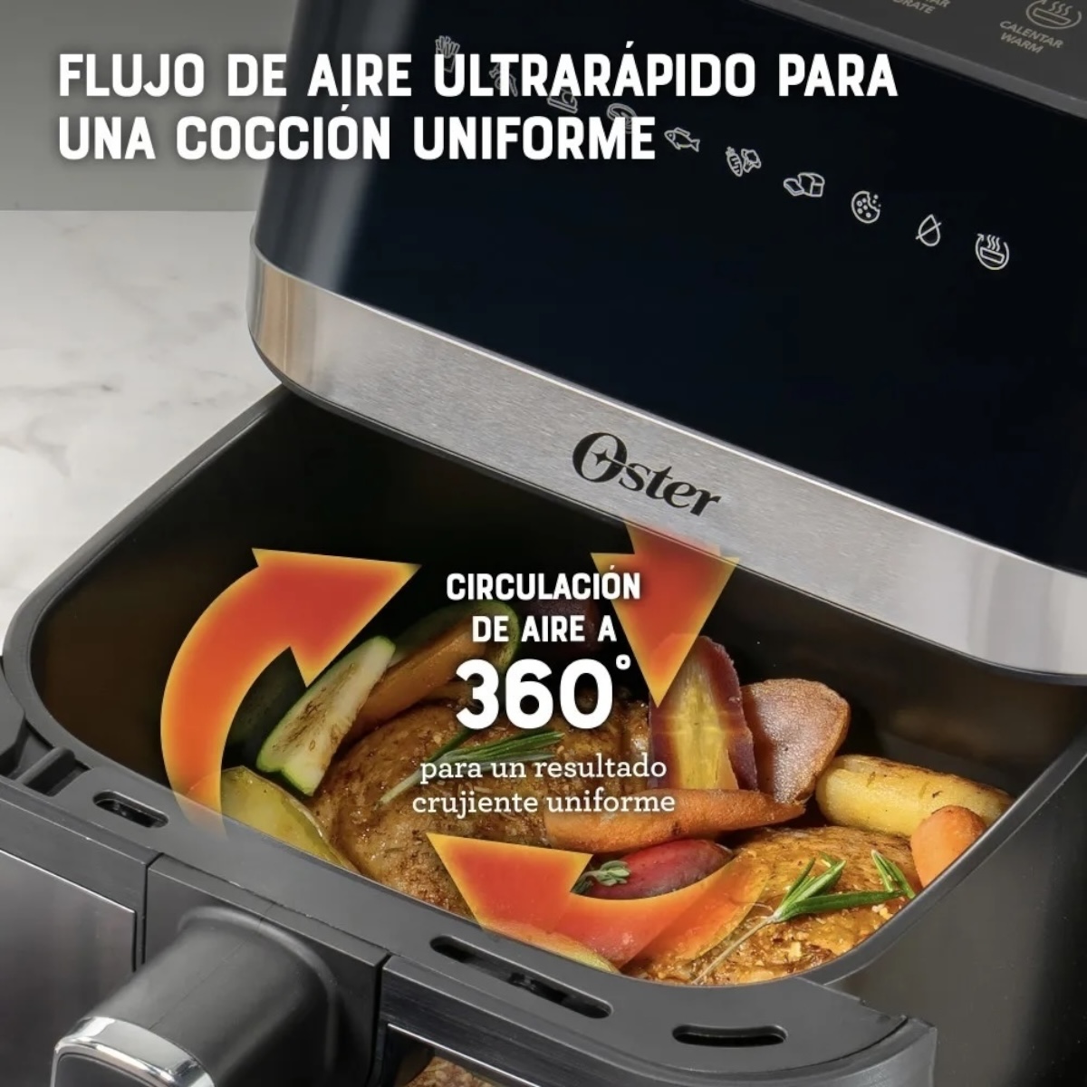 OSTER FREIDORA DE AIRE DIGITAL 4L DE CAPACIDAD - Imagen 11