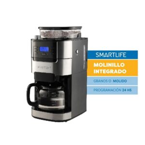SMARTLIFE CAFETERA FILTRO DIG CON MOLINILLO SL CMDG1025