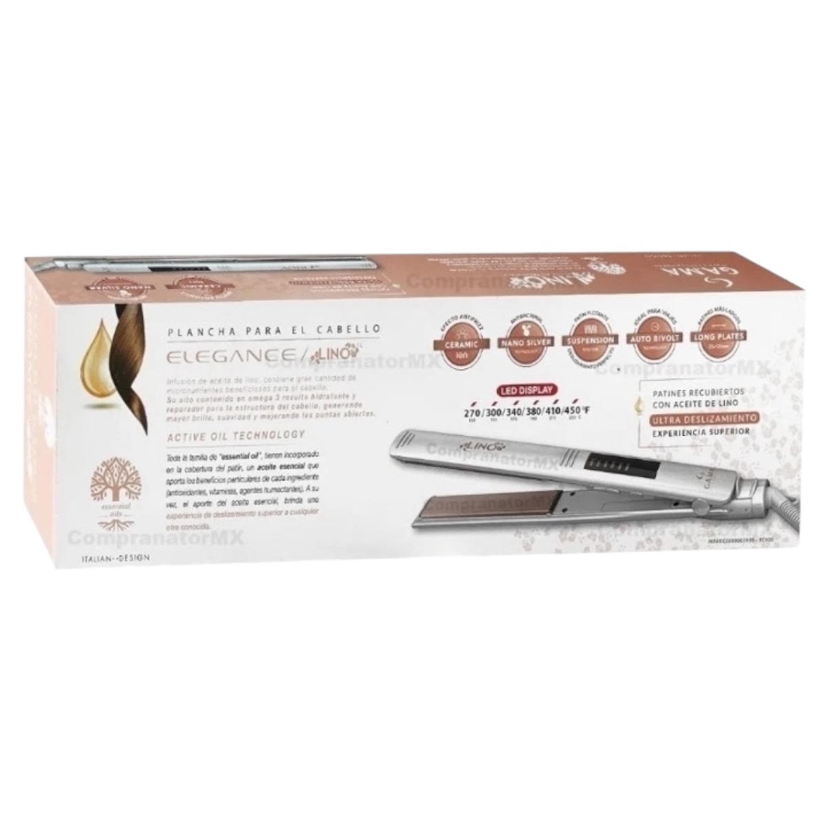 GAMA PLANCHITA ELEGANCE LED LINO ARG - Imagen 2