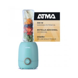 LICUADORA PERSONAL ESSENTIAL FIT 600ML 300W AZUL ATMA
