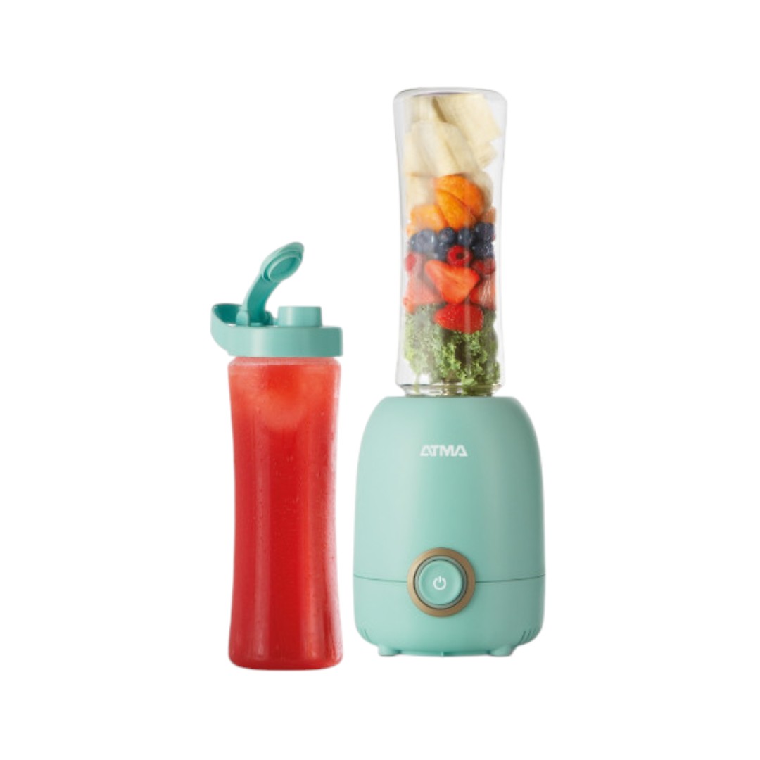 LICUADORA PERSONAL ESSENTIAL FIT 600ML 300W AZUL ATMA - Imagen 2