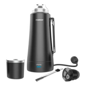 TERMO ELÉCTRICO PEABODY Et1001n E-termo 1LTS MATE BOMBILLA P1 COLOR NEGRO