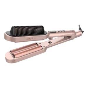 GAMA PLANCHITA 2 EN 1 WAVER&BRUSH CEPILLO RIZADOR COLOR ROSE GOLD