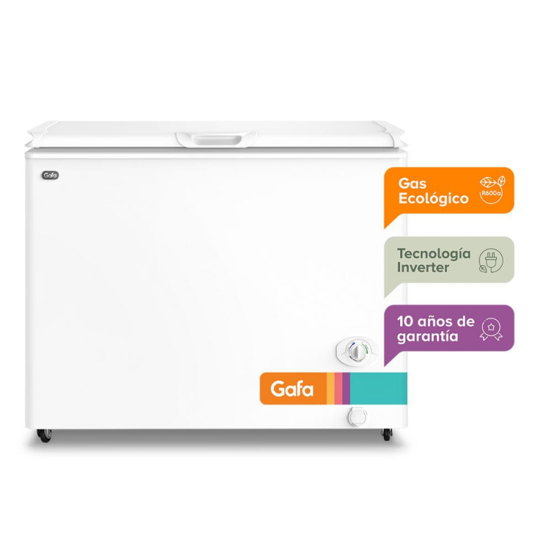 FREEZER GAFA FGHI300B-L BLANCO 280L INVERTER