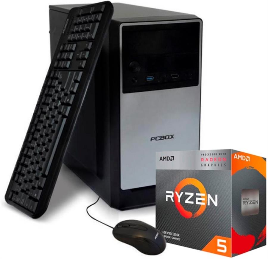 PC PCBOX AMD RYZEN5/8GB/240GB/W11