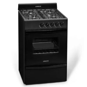 Cocina Multigas Longvie 12231g Multigas Grafito Cajón Parrilla