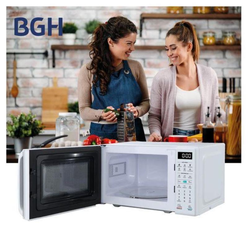 Microondas BGH B120DB20I 20 Lts Digital Blanco - Imagen 4